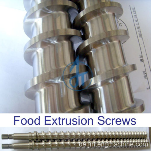 Extruderschneckenzylinder für Lebensmittelextrusion